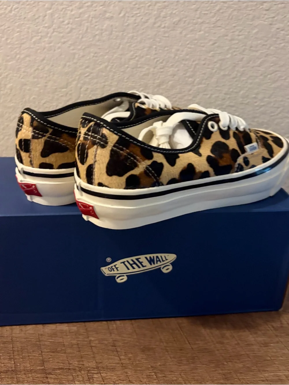 Vans LX Authentic 44 Pony Hair Marshmallow/Leopard